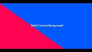 Multi Color Diagonal background using a CSS property