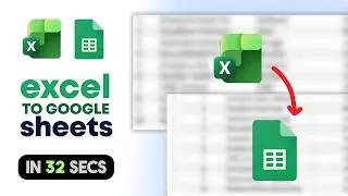 How to Convert Excel to Google Sheet - Import Excel Data to Sheets