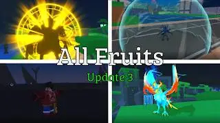 Every Fruit in Anime Fighting Simulator Update 3 | Full Showcase