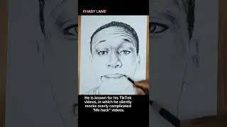 Drawing Khaby Lame
