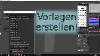 Gimp Vorlagen erstellen