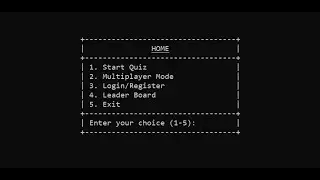 Think Fast - A multiplayer quiz game using in C