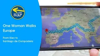 One Woman Walks from Kyiv (Kiev) to Santiago