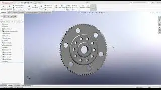 SolidWorks Tutorial - How to make Flywheel