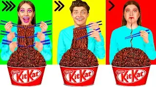 Fast, Medium or Slow Food Challenge | Awesome Kitchen Hacks by DaRaDa Challenge