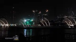 Поющие фонтаны в Дубае 2015 под Аллу Пугачеву   Любовь похожая на сон  Dubai Dancing fountain 2015