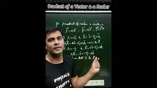 Product of a Vector with a Scaler with Examples