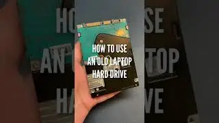 How to use an old laptop hard drive as an external hard drive?