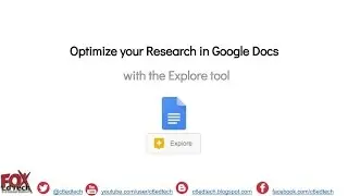 Optimize your Research in Google Docs with the Explore tool