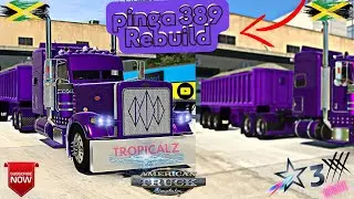 ATS - Pinga's Peterbilt 389 updates/ CUSTOM PETERBILT 389 Pinga with 70 Ton of Weight/ ENG-CAT 3406