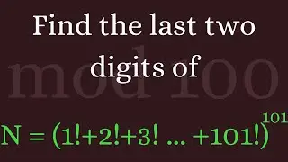 Last two digits of a humongous number...