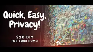 No more peeping Neighbours! Fast, effective privacy upgrade for your family home!