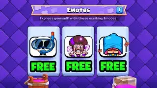 How To GET 11 FREE EMOTES In Clash Royale!