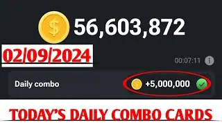 HAMSTER KOMBAT DAILY COMBO CARDS TODAY 02/09/2024