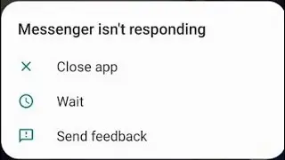 messenger isn't responding problem | how to fix messenger not opening problem | messenger problem