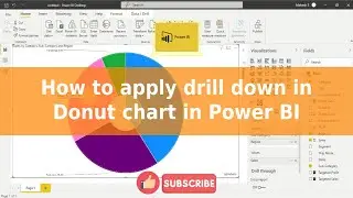 How to apply drill down in donut chart in power BI