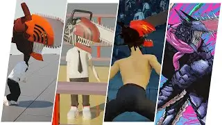 Chainsaw Man Evolution in Anime, TV & Games (2022)