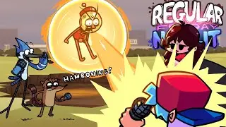 Holdin' Anger Friday Night Funkin' - Full Combo!! - Regular Night Funkin VS Mordecai, Rigby, Benson