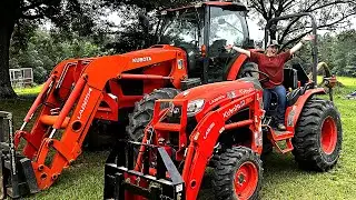 Is It Time For An Upgrade? Our Tractor Couldn't Handle It! Kubota LX2610 Building Fences.