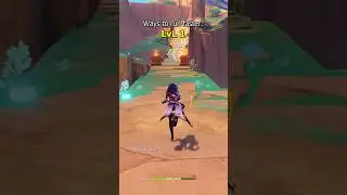 Genshin / Levels of Running Faster in Genshin