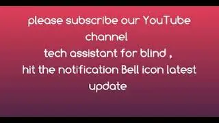 How to use pixel lab with TalkBack for blind user create thumbnail for blind edit image on text