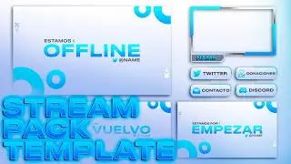 STREAM PACK PARA TWITCH EDITABLE 2021💜 | PACK DE OVERLAYS | Neill Desing