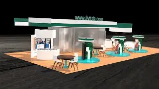Glorious exhibition  Stand designing  Modeling  Vray Render in 3Ds Max part-3