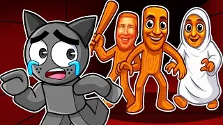 ¡GRAY y WENDA Escapan de TUNG TUNG TUNG SAHUR en Roblox! (sprunki)