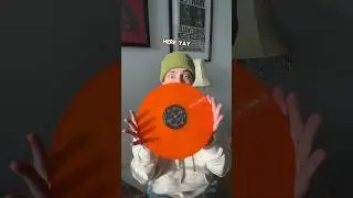 I made an orange VINYL!! 🍊 STANDBY is here! leroysanchez.myshopify.com #vinyl #independentartist