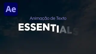 Como Animar Texto No AfterEffects