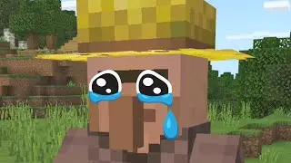 Bullying villagers in Minecraft
