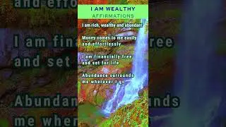✨I AM WEALTHY Affirmations ✨ Receive Have an Abundant Day! ✨Prosperity, Success, Money, Abundance