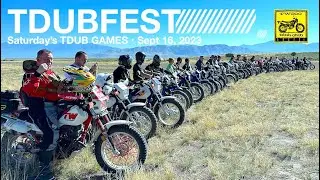 TDUB GAMES at TDUBFEST, SlowDub Drags, 1Up & 2Up Circle Of Doom + Hill Climb - Yamaha TDUB Club