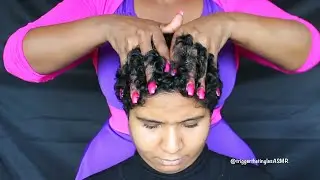 ASMR VIGOROUS Scalp Scatch & Deep Head Massage With Oil