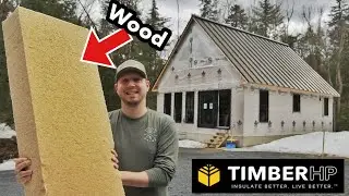 Insulating My Cabin With WOOD! Timber HP TimberBatt | Cabin Build - Ep.9