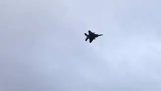 F15 Fighters flying low over Lake District August 2021