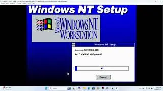 Installing Windows NT 3.51 Build 944