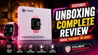 Noise Colorfit Plus Go Buzz Smart Watch Unboxing and Complete Review | @TechBubbles
