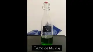 Homemade Creme de Menthe| How to make Creme de Menthe at home| The Mixologist