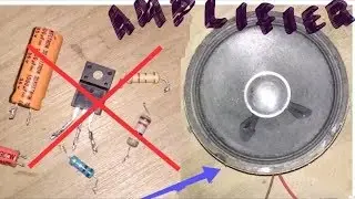 How to make a simple speaker amplifier at home.