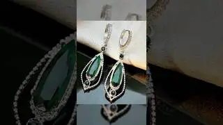 beautiful earrings design#green #earrings #explore #shorts #viralvideo #trending #jewellery #fashion