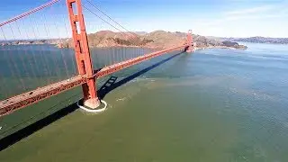 DJI Phantom 2 at The Legion of Honor and Golden Gate Bridge
