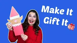CHRISTMAS ELF GIFT BAG CRAFT With Jukie Davie!