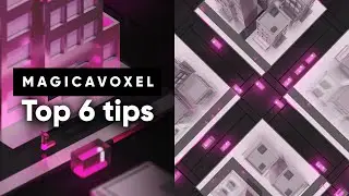 My top 6 MagicaVoxel tips | 3D city illustration build