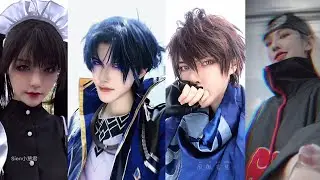 【抖音 小慧君 踩手机 变装】言生-唐三  sien小慧君-女仆 沈辞-紫极魔瞳 | 抖音顶级COS大佬的踩手机变装秀| TikTok China😍