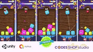 2048 3D Merge Cube Game | Cube Game | Unity Source Code