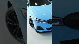 BMW Wrapped in Hexis Gloss Niagra Blue Vinyl 🔥