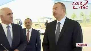 Prezident İlham Əliyev Yalama Aqroparkının açılışında iştirak edib