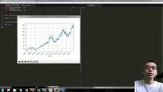 Plotting Stock Price Graph With Sublime Text 3 | Matplotlib Python