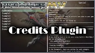 Credits Plugin Plugin - RPG Maker MV